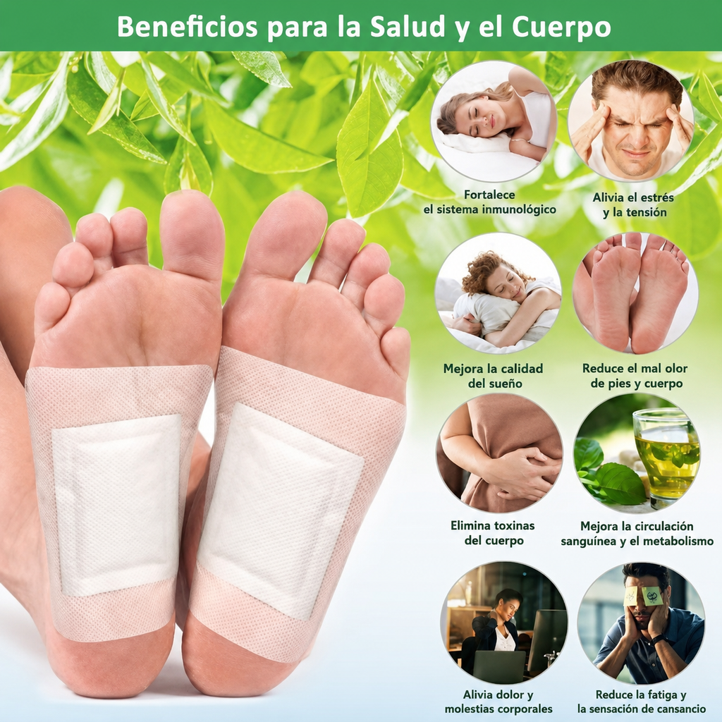 Parches desintoxicantes | Recupera el equilibrio y el bienestar