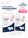 Almohadilla metatarsal de silicona medica- Alivio y del dolor en cada paso