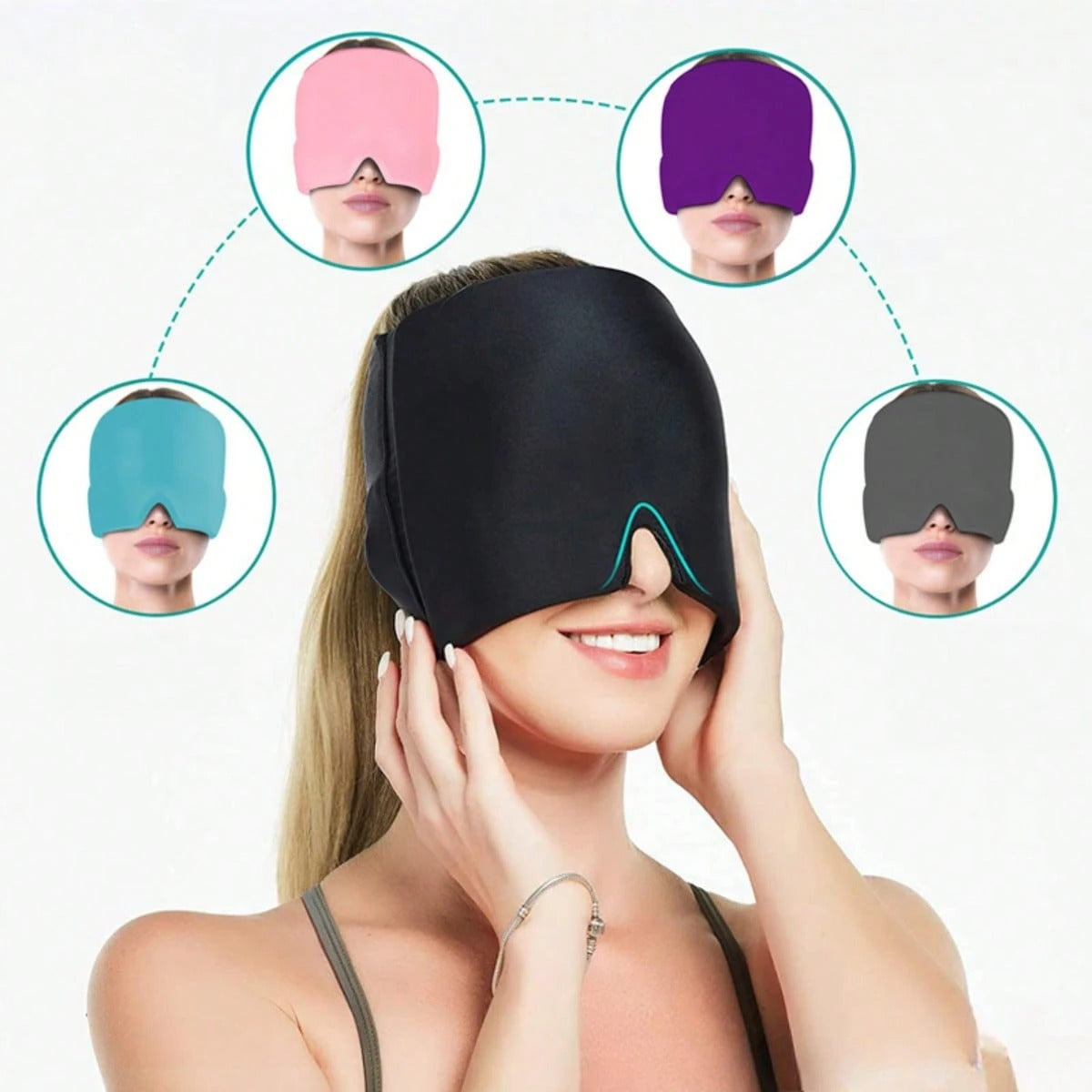 Gorro de gel para la migraña - Alivio en minutos